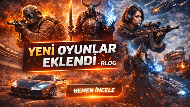 Yeni Oyunlar Eklendi